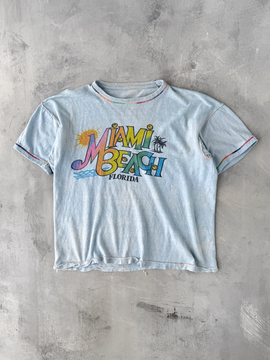 Miami Beach T-Shirt 70's - Small