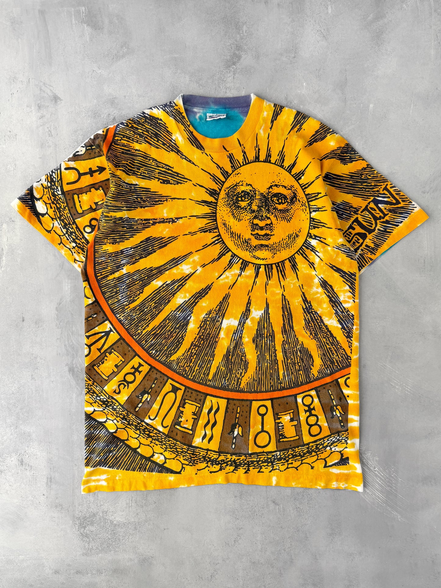 Sun and Moon AOP T-Shirt 90's - XL
