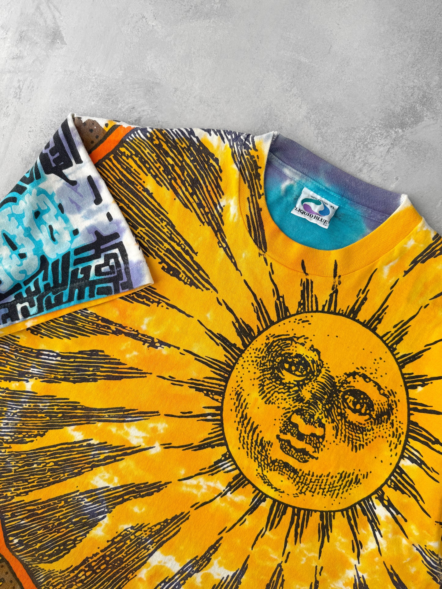 Sun and Moon AOP T-Shirt 90's - XL