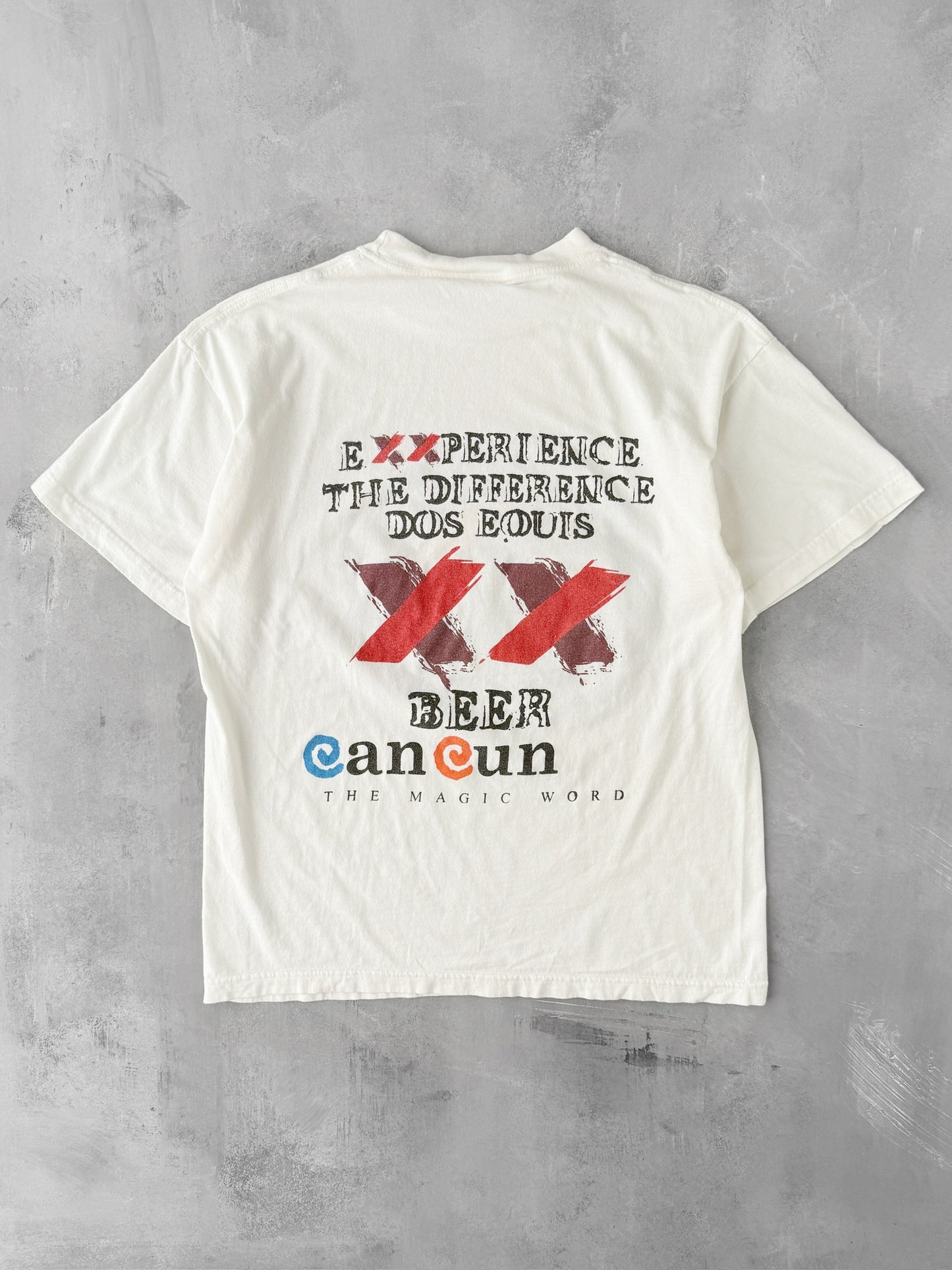 Señor Frogs Dos Equis T-Shirt Y2K - Large