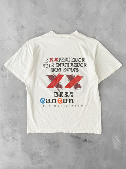 Señor Frogs Dos Equis T-Shirt Y2K - Large