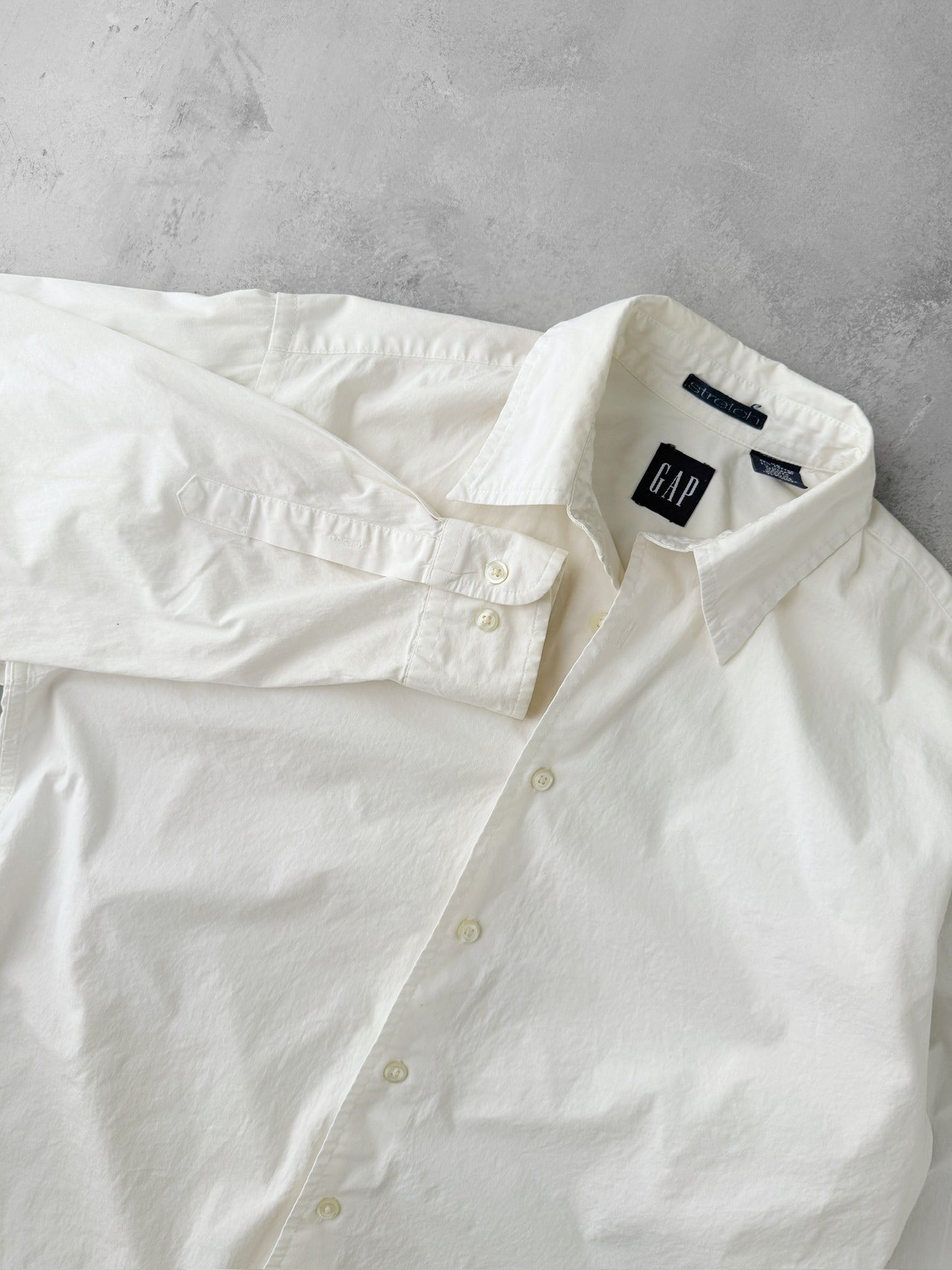 Basic White Shirt Y2K - XS