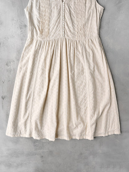 Eyelet Dress 90's - XL