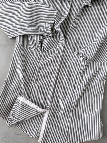 Guess Corset Collared Shirt 00's - Size 4 - 6