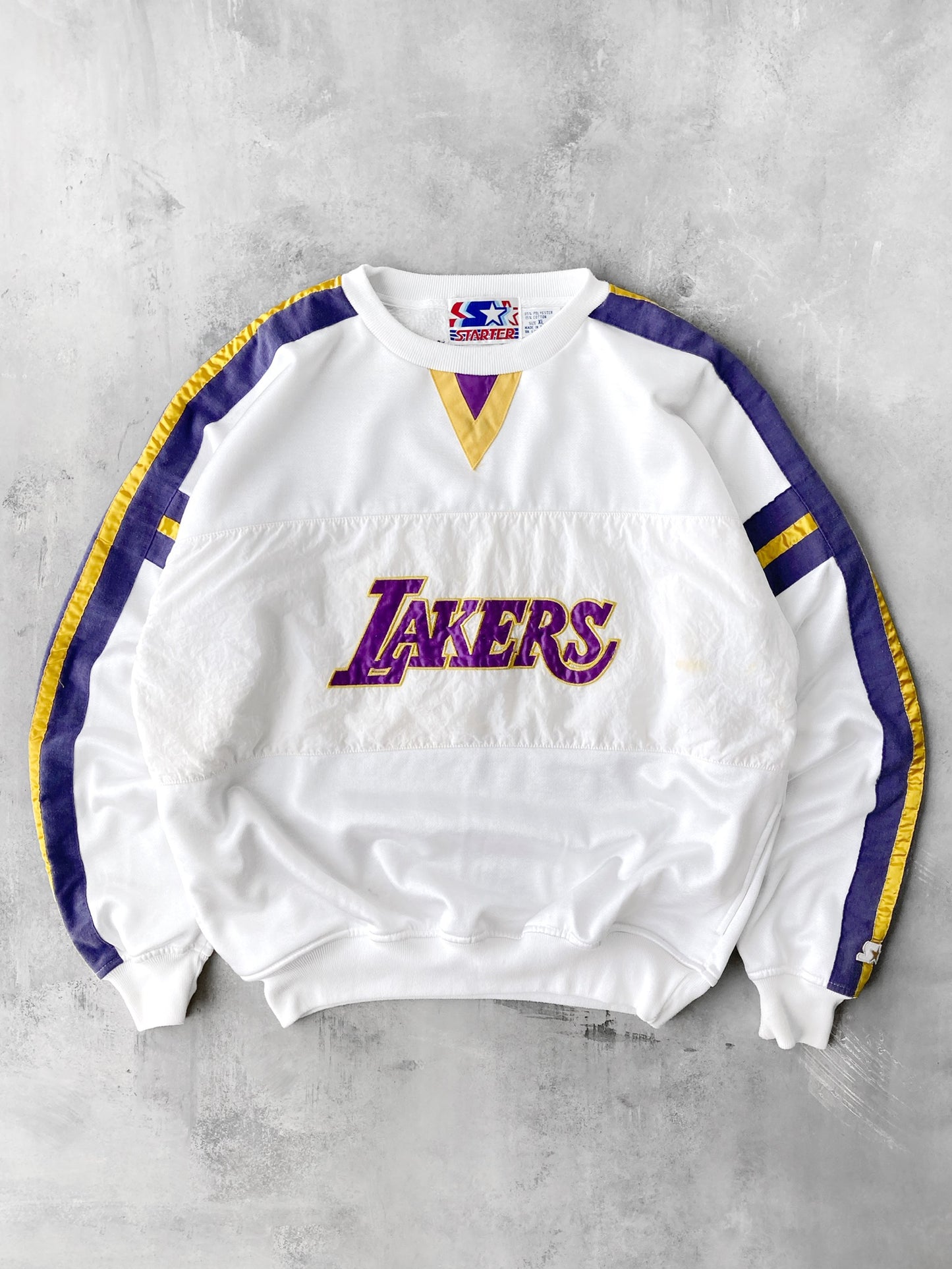 Los Angeles Lakers Pullover Jacket 80's - XL