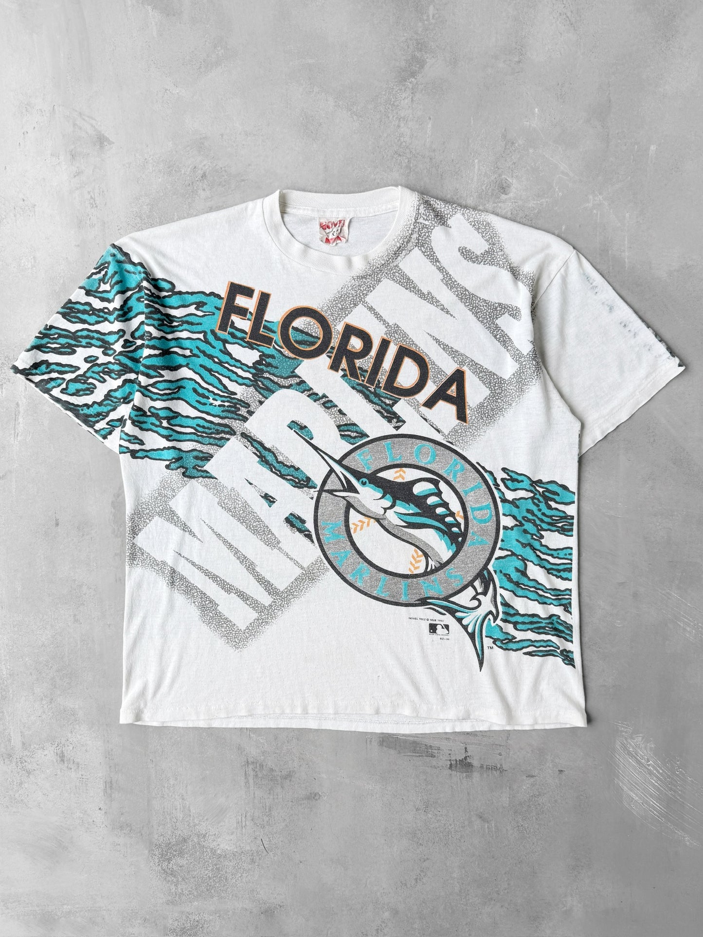Florida Marlins AOP T-Shirt '93 - Medium