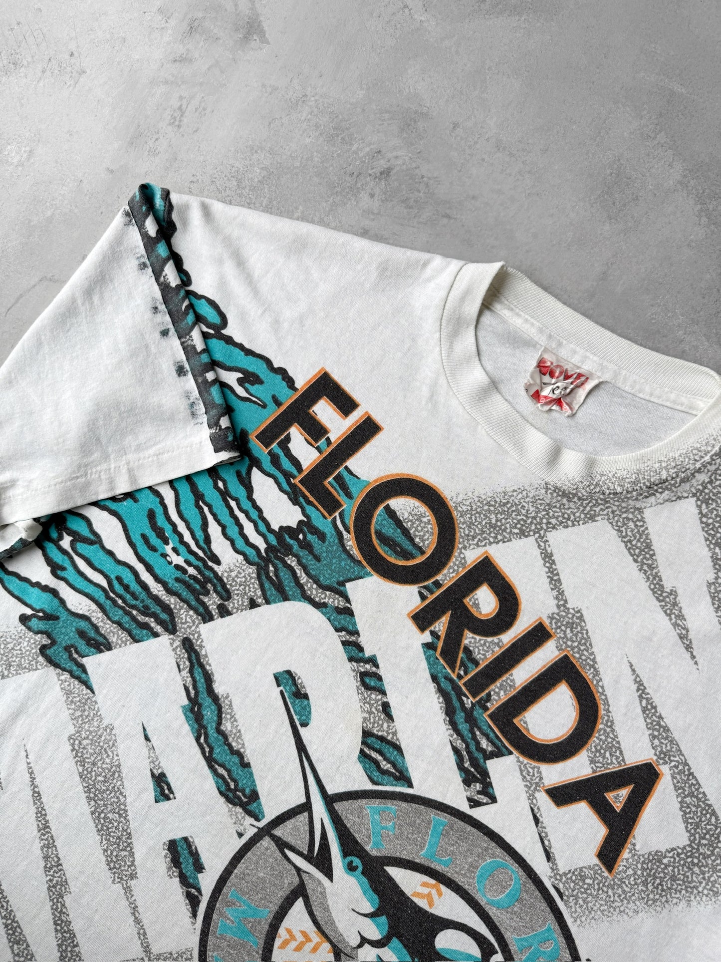 Florida Marlins AOP T-Shirt '93 - Medium