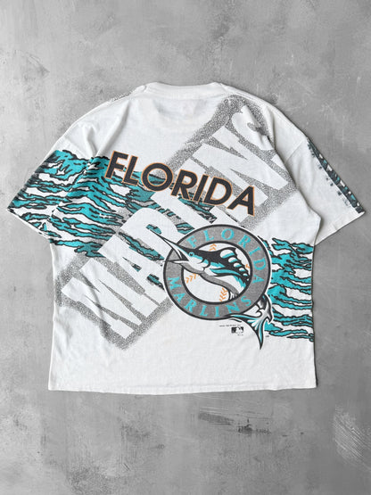 Florida Marlins AOP T-Shirt '93 - Medium