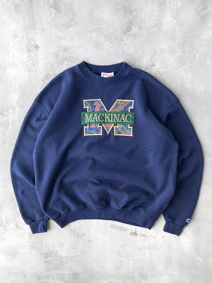 Mackinac Patch Sweatshirt 90's - XL