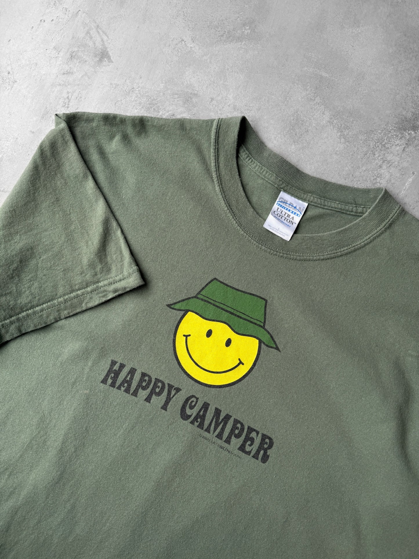 Happy Camper Graphic T-Shirt '01 - Large