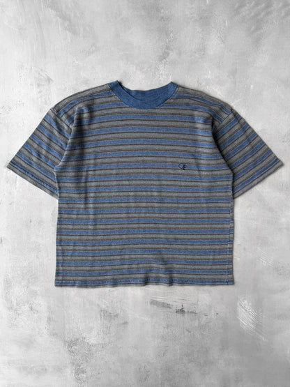 Ocean Pacific Wintersurf Striped T-Shirt 90's - Large