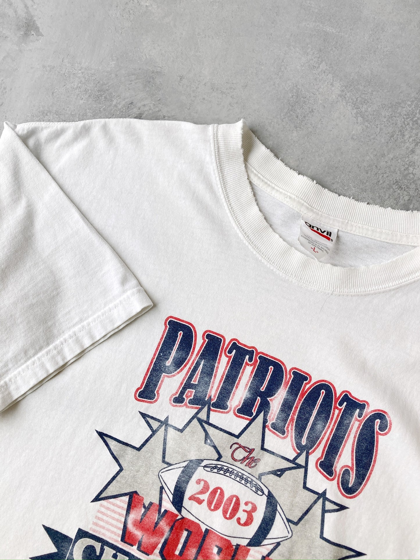 New England Patriots T-Shirt '03 - Large