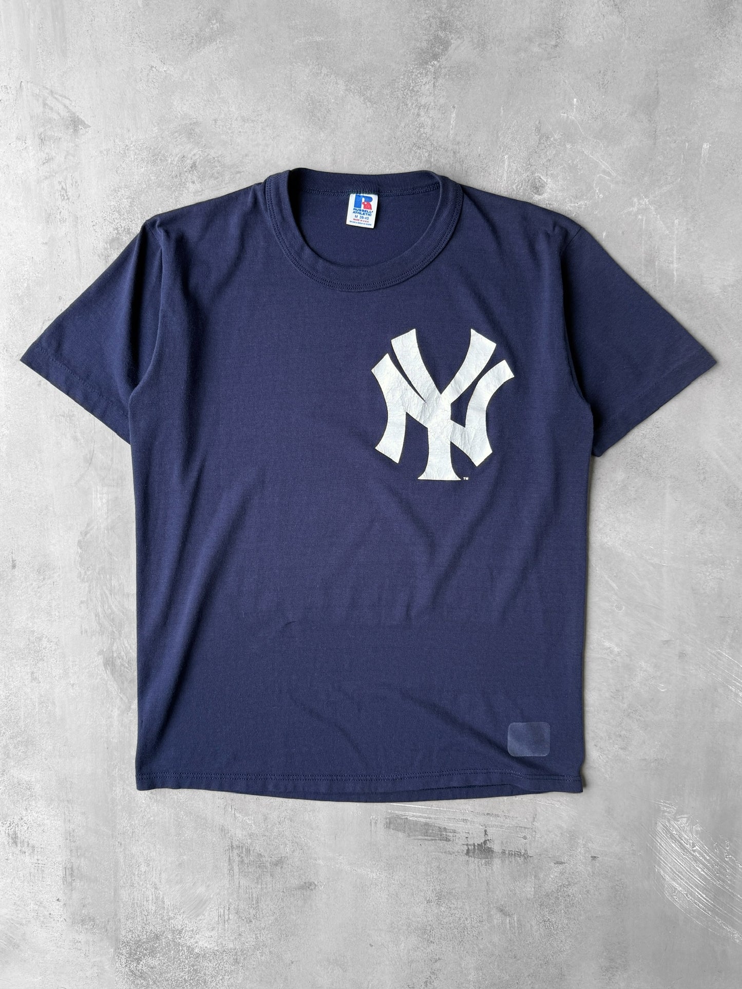 New York Yankees Logo T-Shirt 90's - Medium