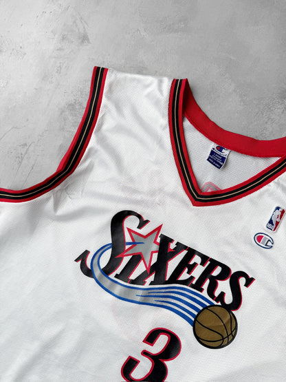 Philadelphia 76ers Jersey 90's - Large