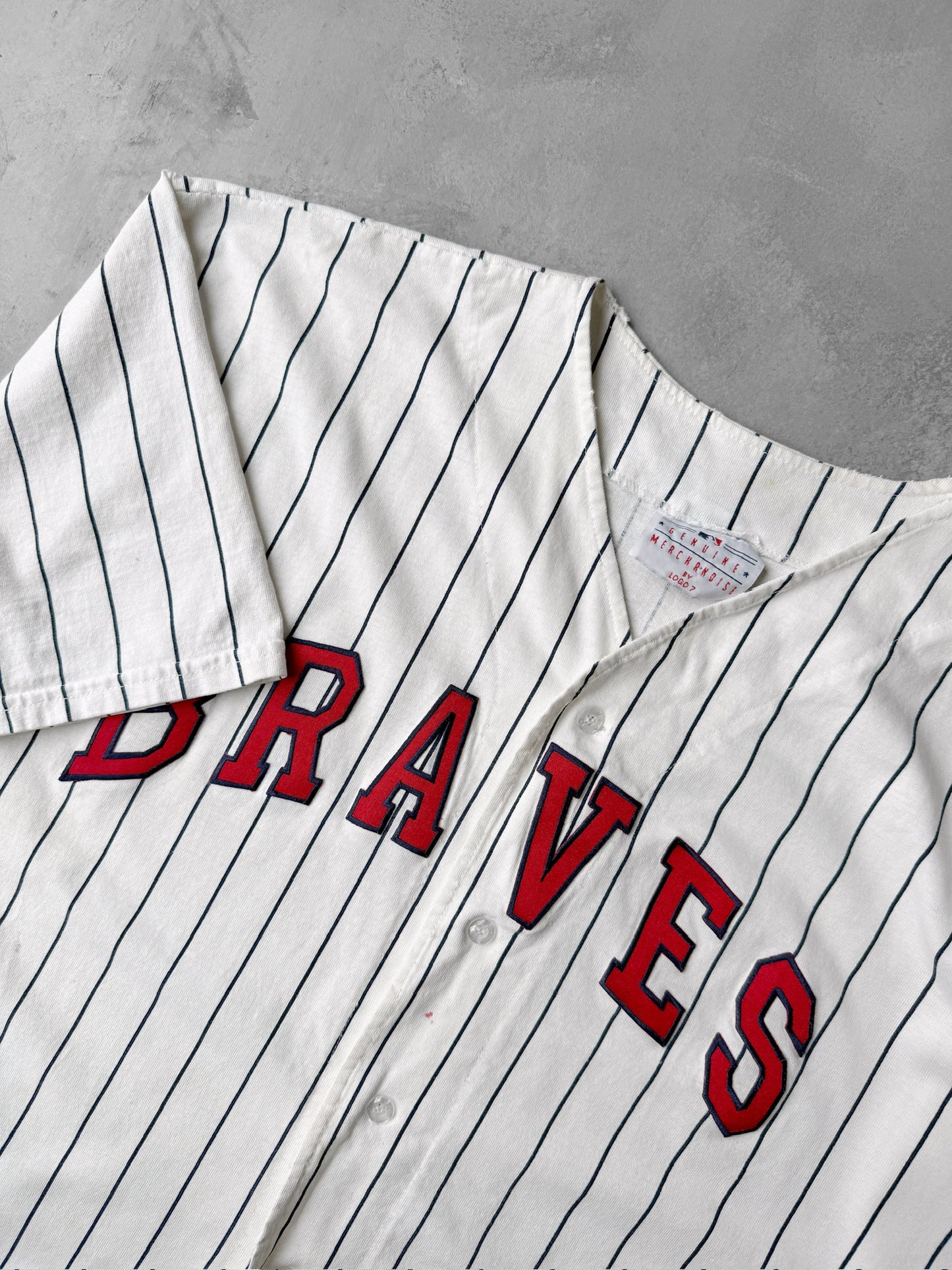 Atlanta Braves Jersey Early 90's - Large