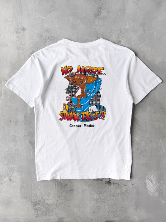 No More Tacos T-Shirt Y2K - Medium