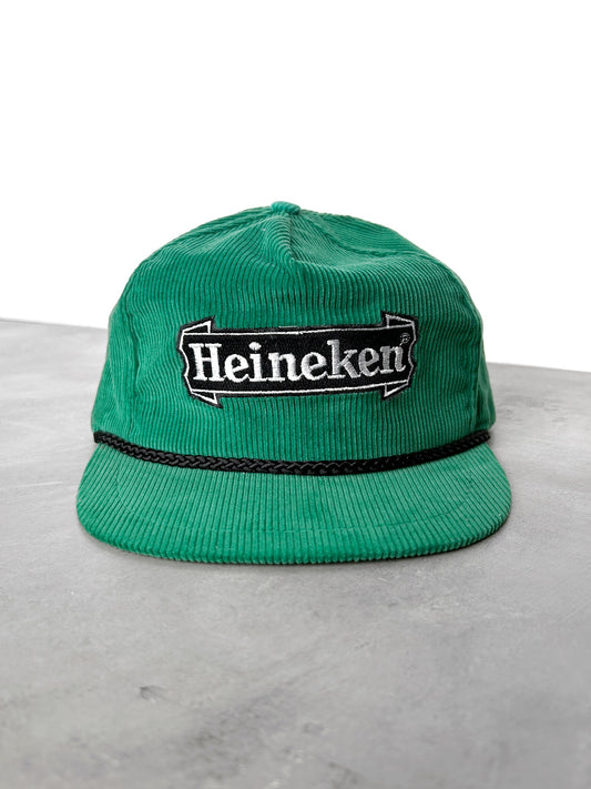 Corduroy Heineken Hat 80's