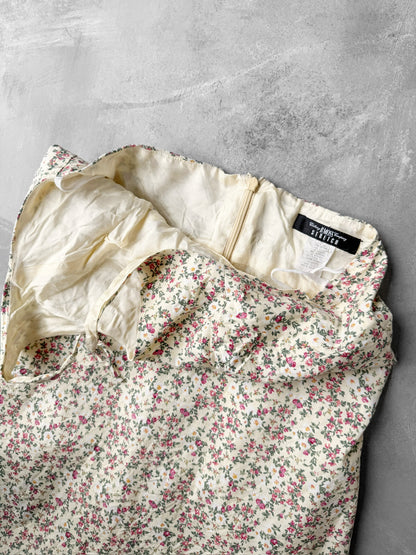 Floral Halter Dress 90's - Size 6-8