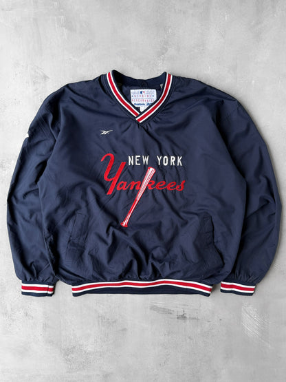 New York Yankees Pullover Jacket Y2K - Large