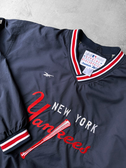 New York Yankees Pullover Jacket Y2K - Large