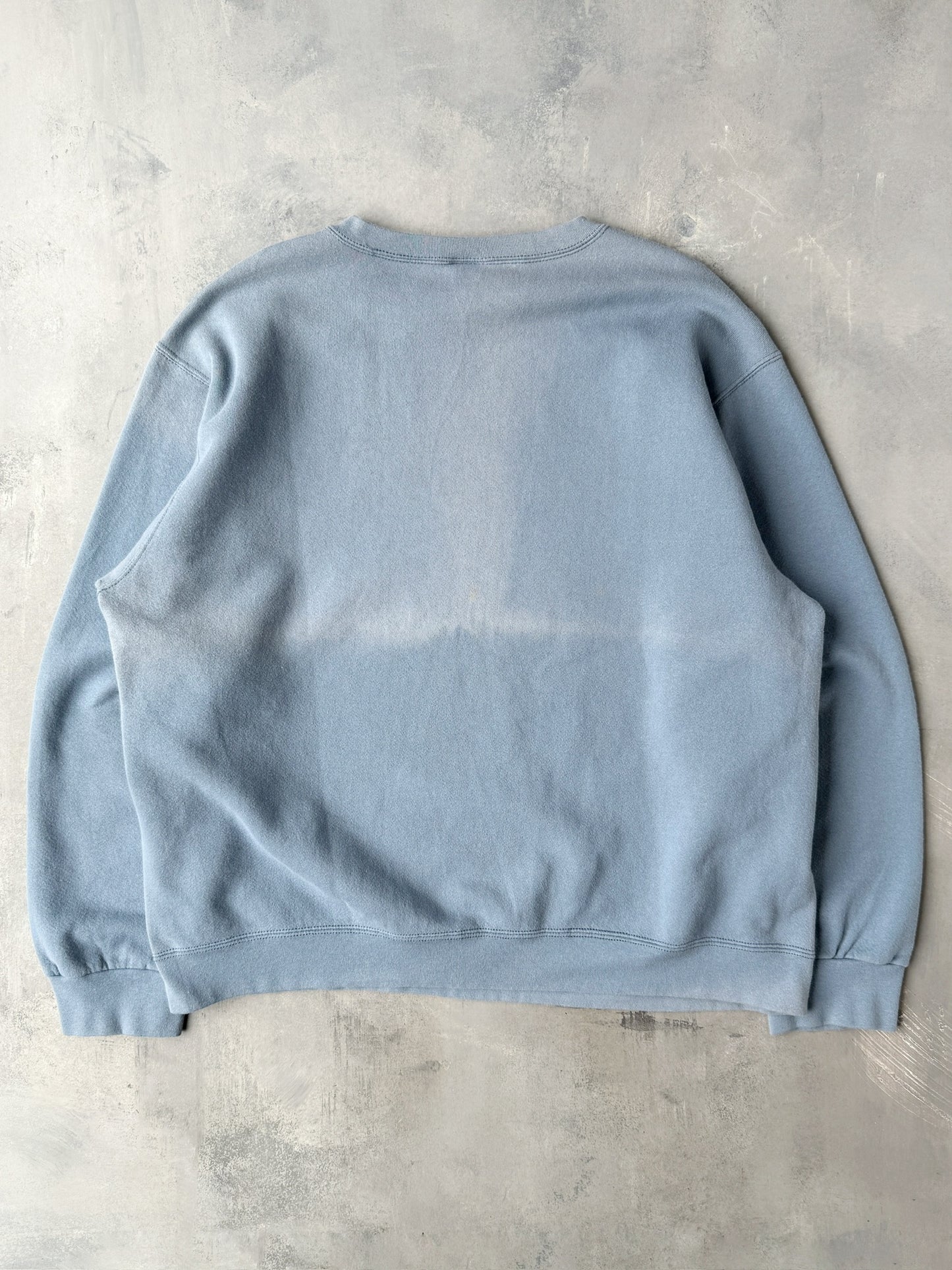 Sky Blue Nike Essential Sweatshirt Y2K - XL