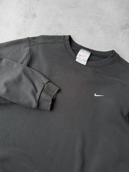 Black Nike Essential Crewneck 90's - Medium