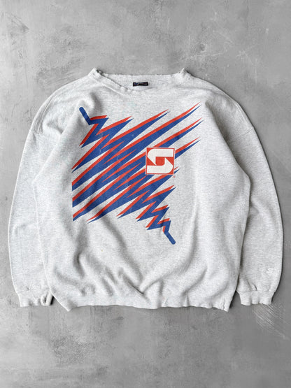 Distressed Syracuse University Sweatshirt 90's - Large