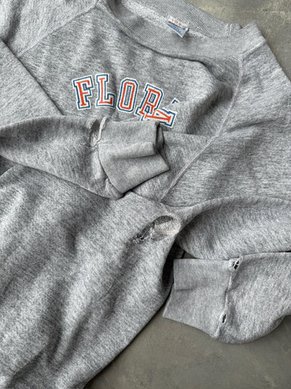 Florida Gators Thrashed Sweatshirt 80's - Medium