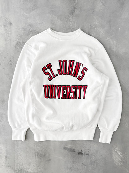 St. John's University Sweatshirt 90's - Medium