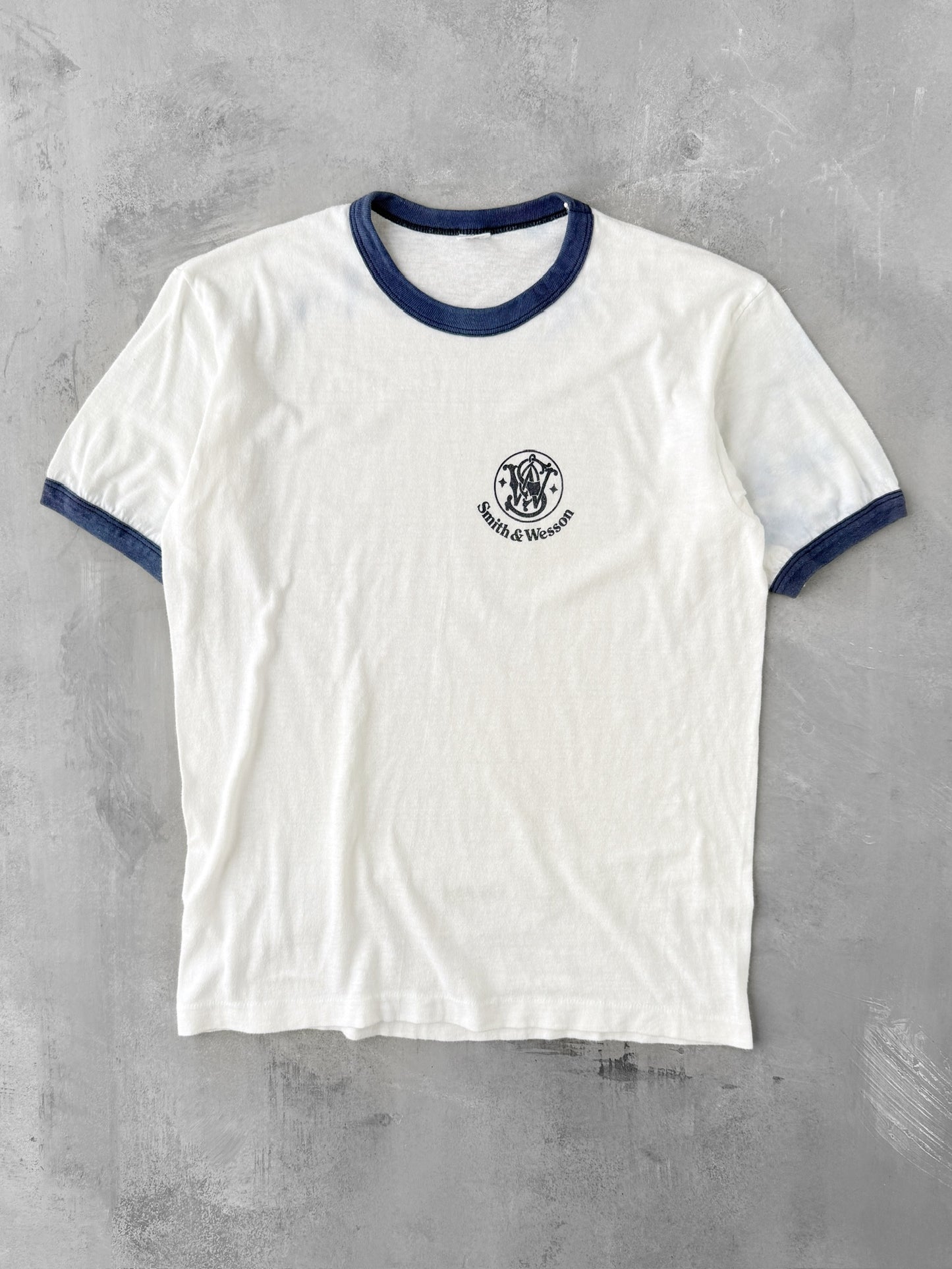 Smith & Wesson Ringer T-Shirt 80's - Medium