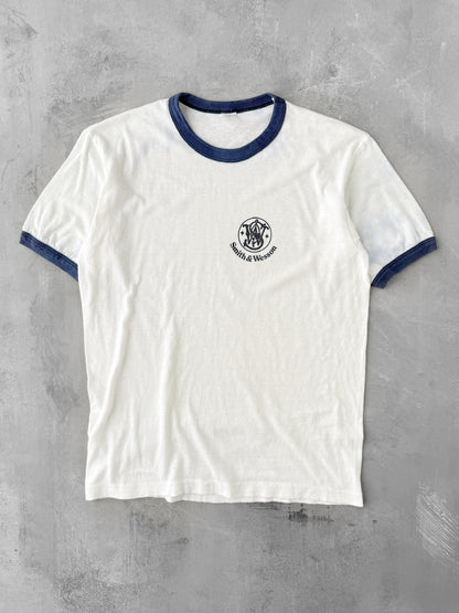 Smith & Wesson Ringer T-Shirt 80's - Medium