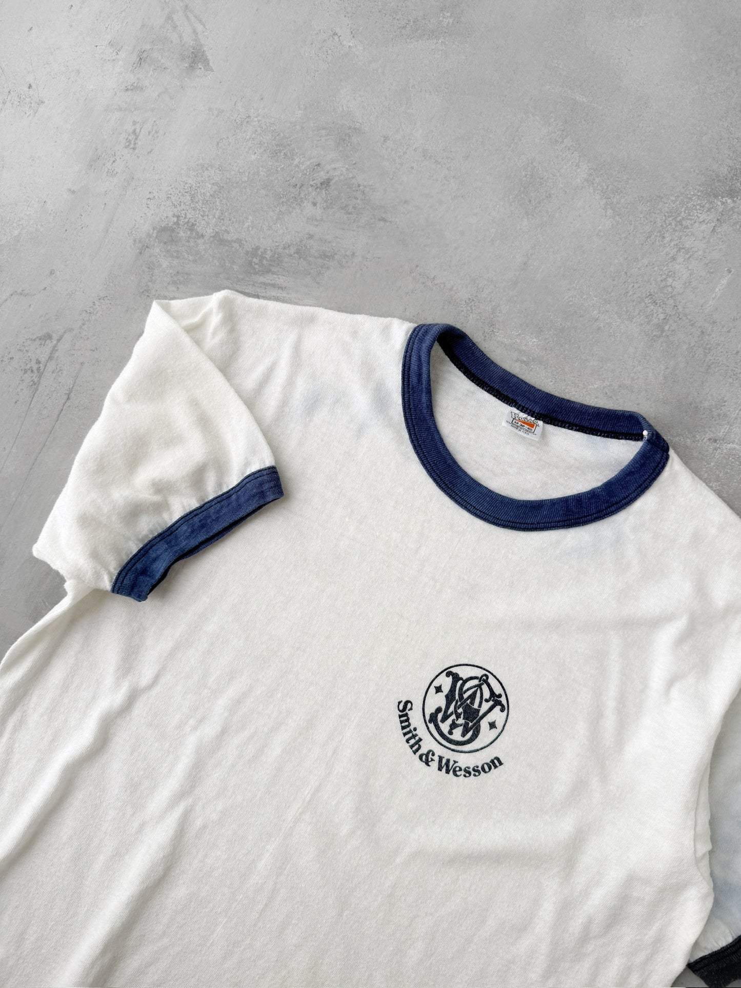 Smith & Wesson Ringer T-Shirt 80's - Medium