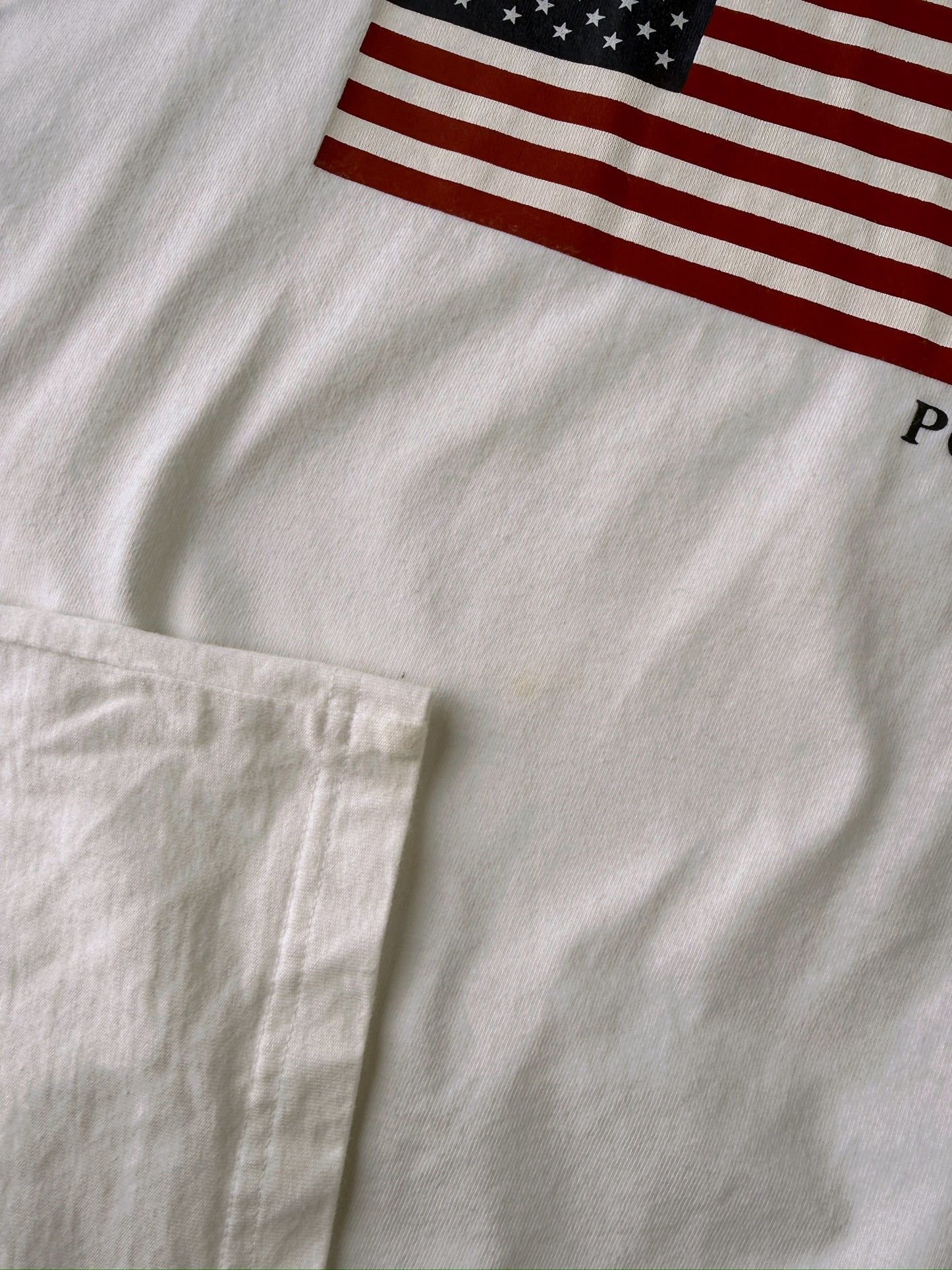 Polo Sport American Flag T-Shirt Y2K - Medium