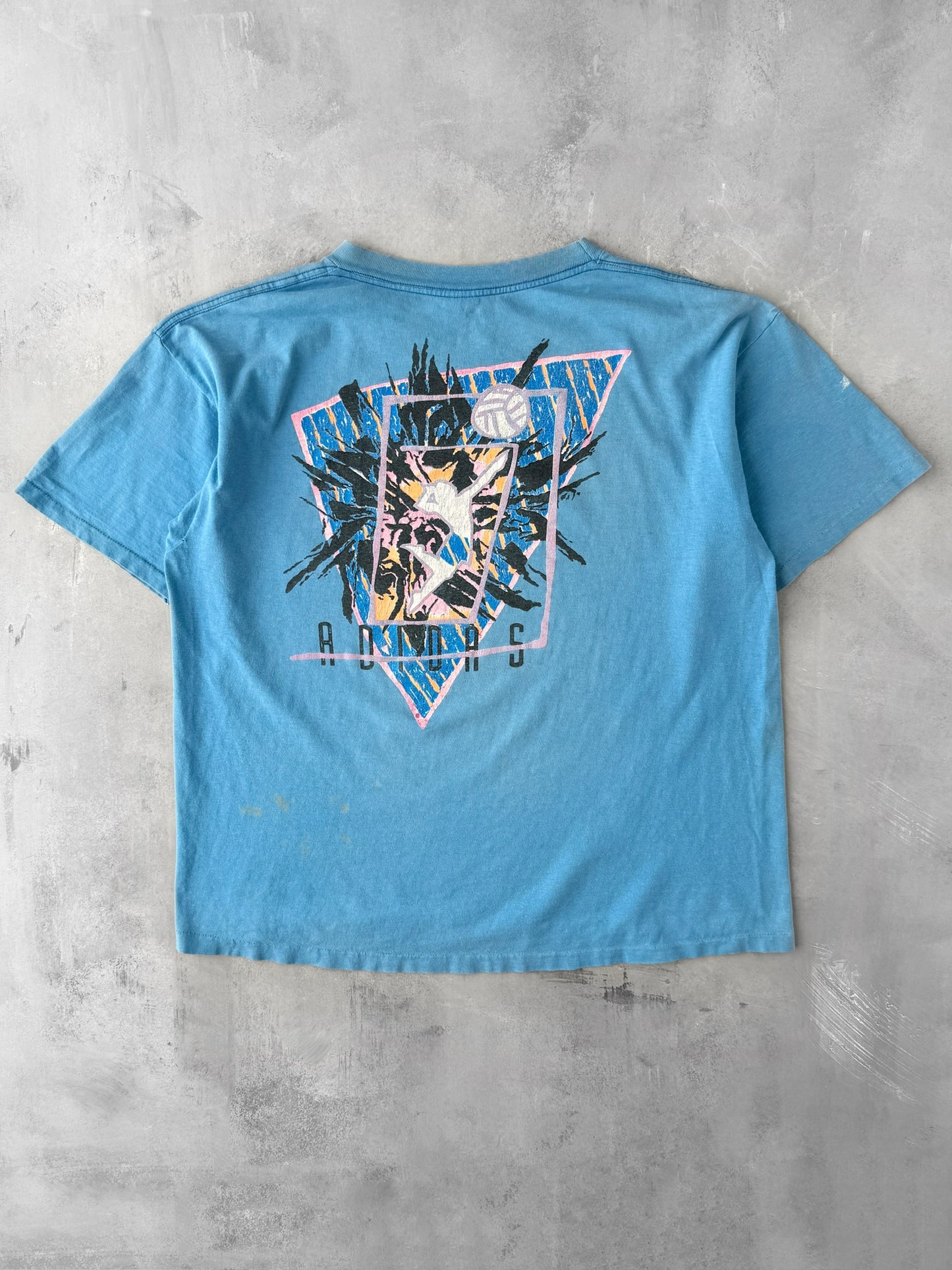 Adidas Beach Volleyball T-Shirt 80's - Large / XL