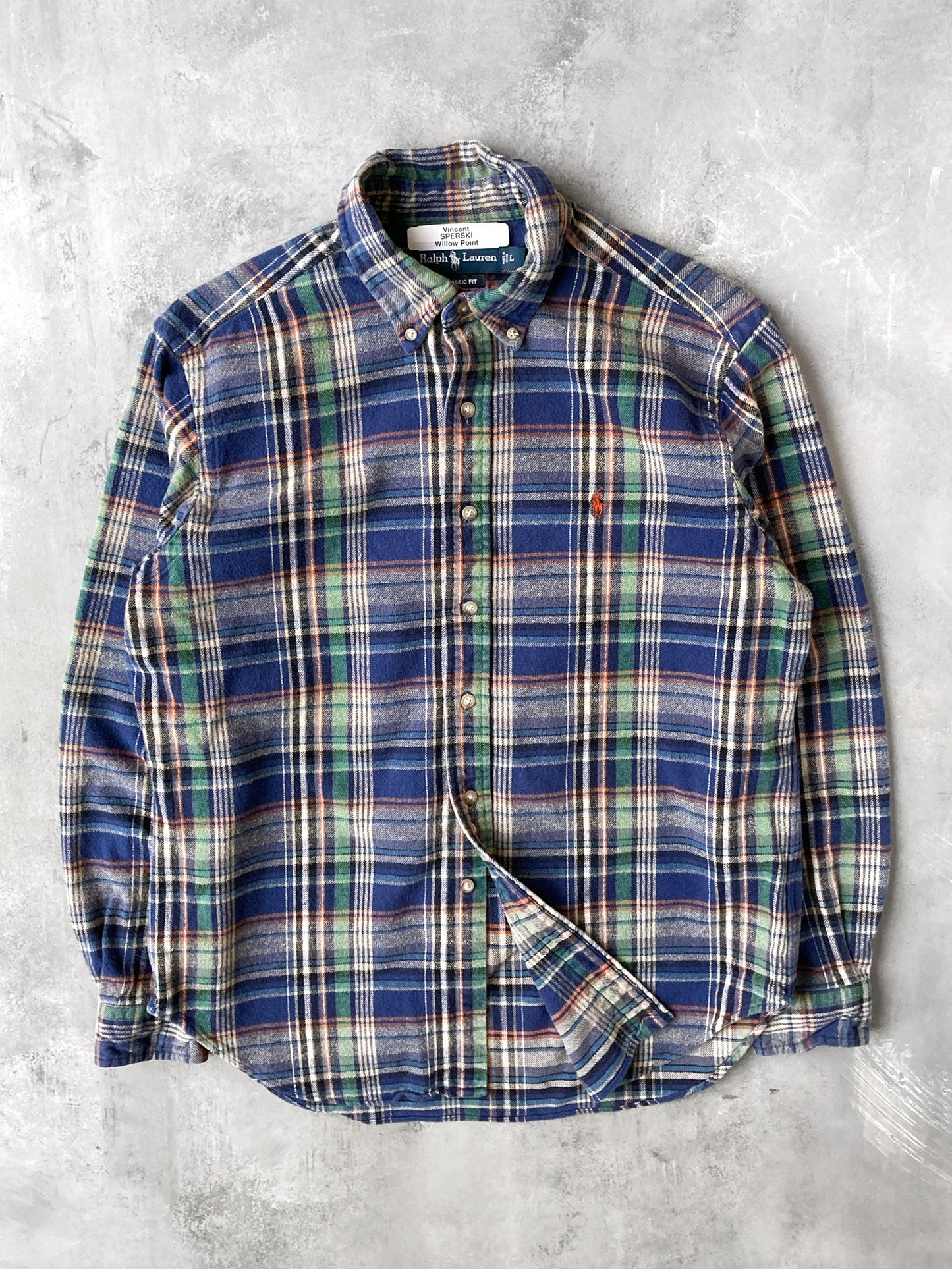 Ralph Lauren Flannel Shirt 90's - Large
