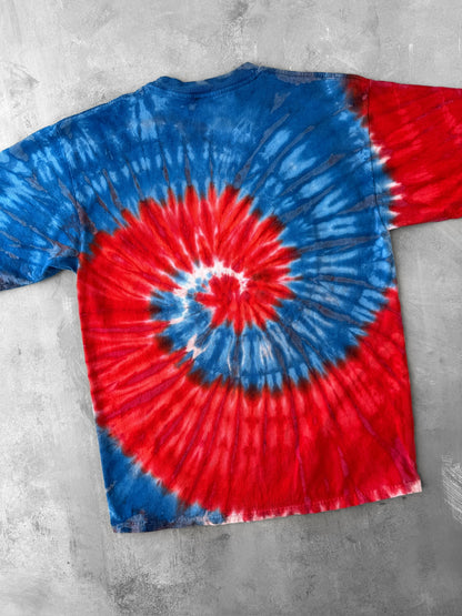 Buffalo Bills Tie-Dye T-Shirt Y2K - Large
