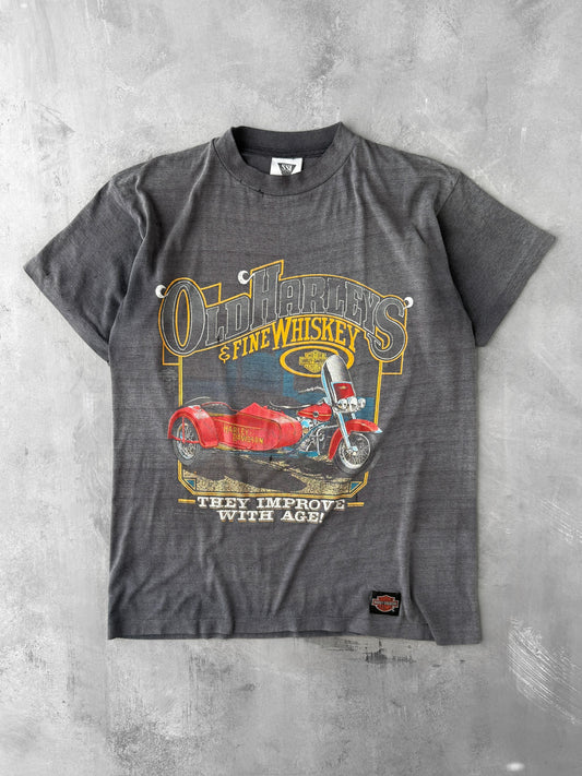 Harley-Davidson "Fine Whiskey" T-Shirt '88 - Large