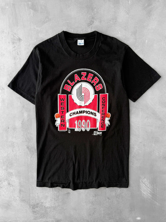 Portland Trailblazers T-Shirt '90 - Medium