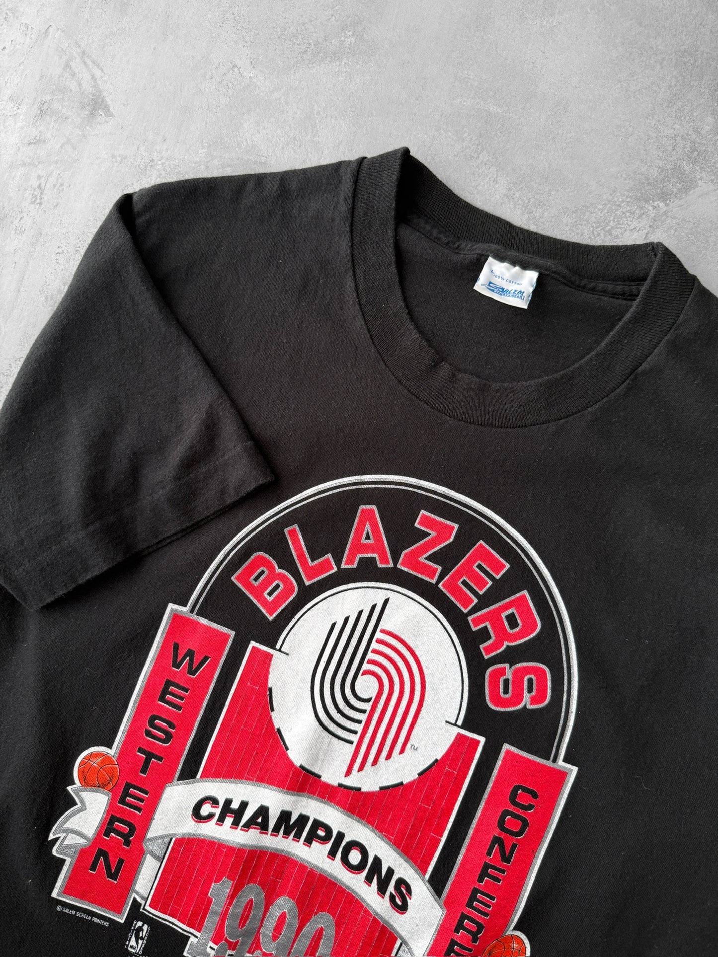 Portland Trailblazers T-Shirt '90 - Medium