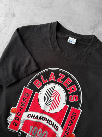 Portland Trailblazers T-Shirt '90 - Medium