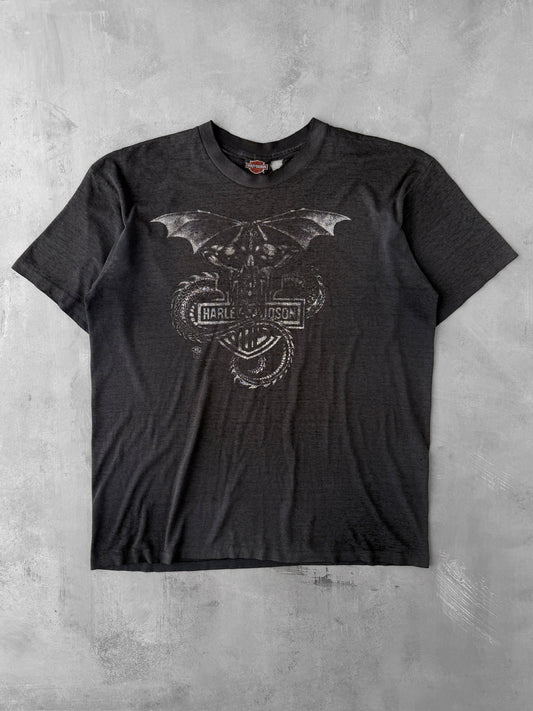 Harley-Davidson Dragon T-Shirt 80's - XL