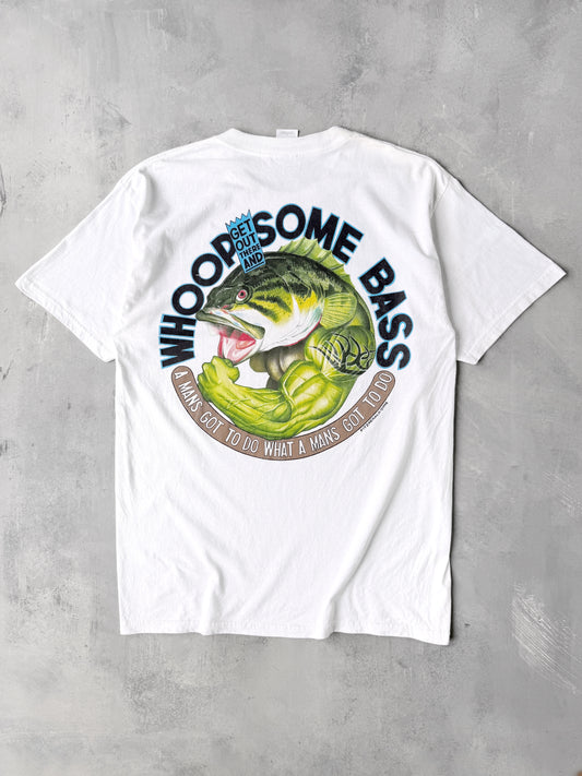 Whoop Some Bass T-Shirt '98 - Large