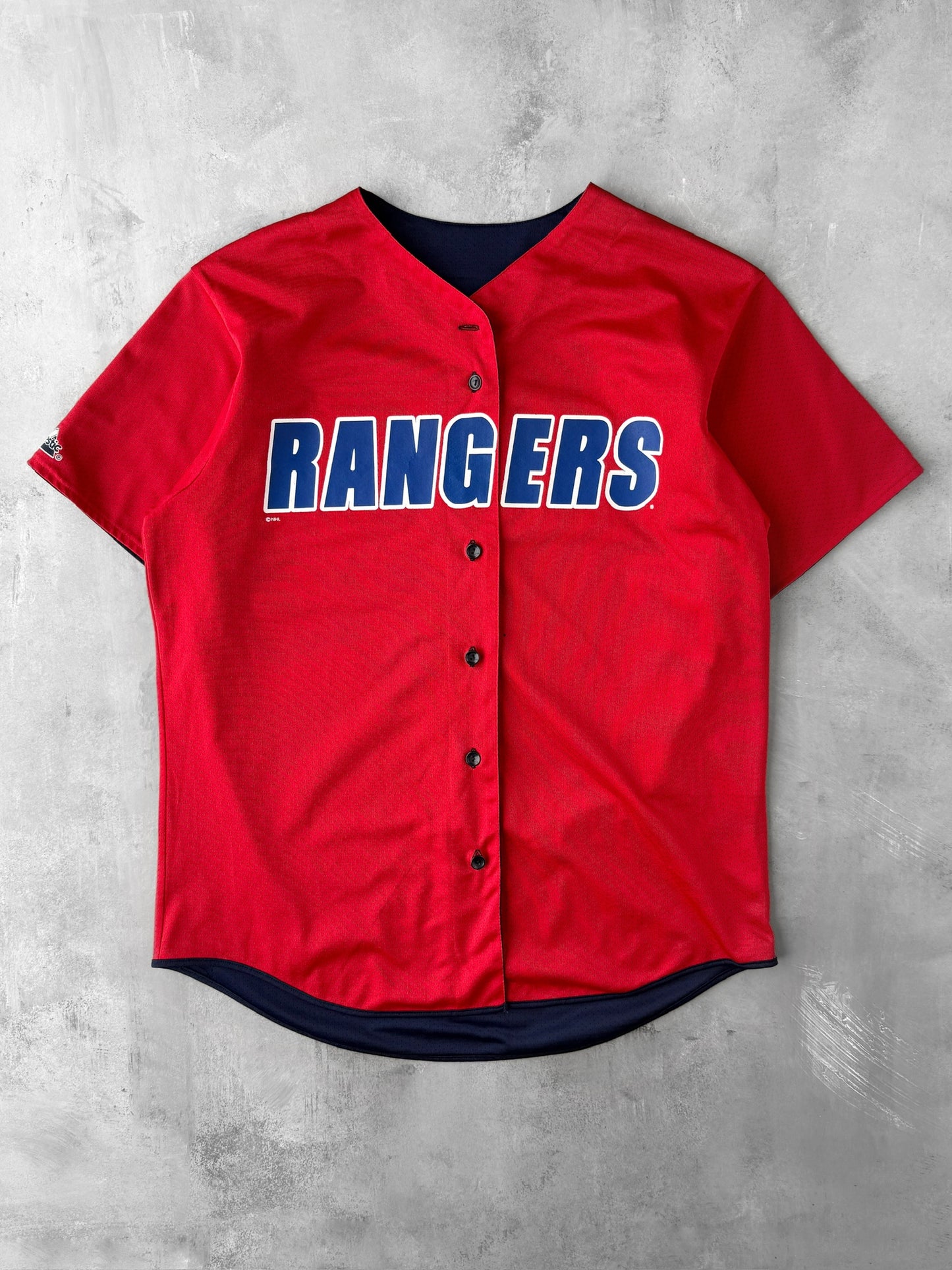 Reversible New York Rangers Jersey Y2K - Large
