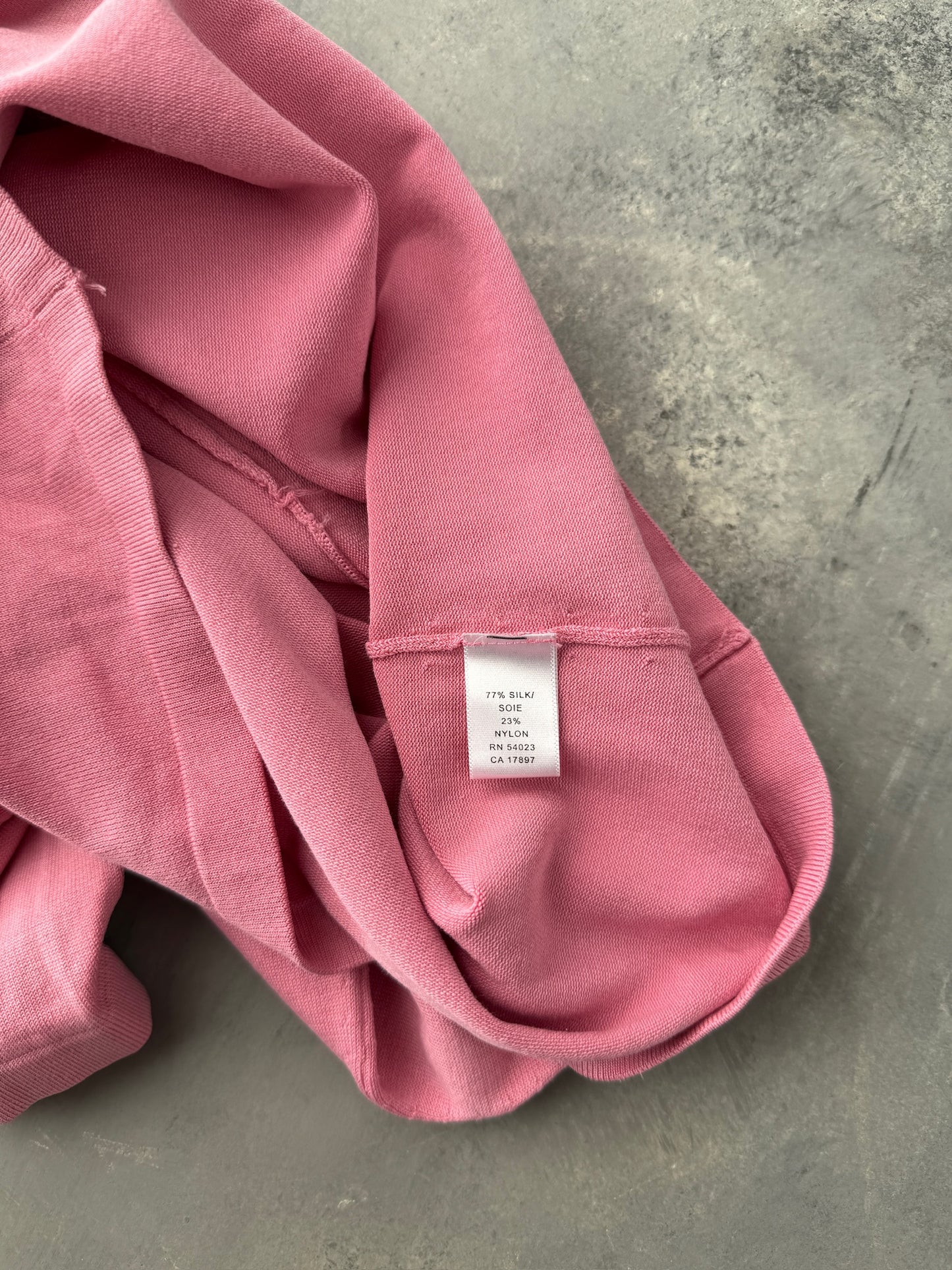 Rose Pink Faux Knot Top '03 - Small