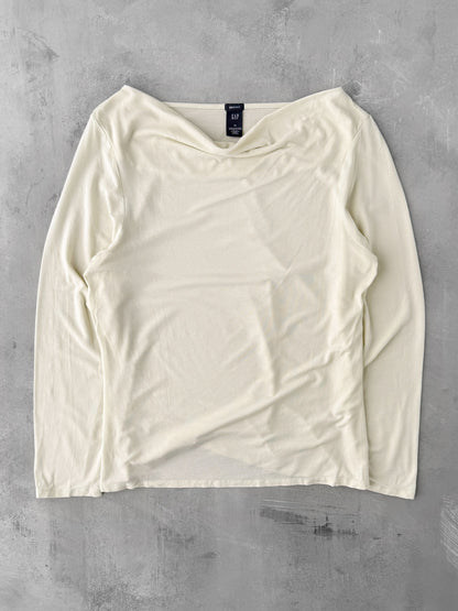 Gap Stretch Long Sleeved Top 00's - XL
