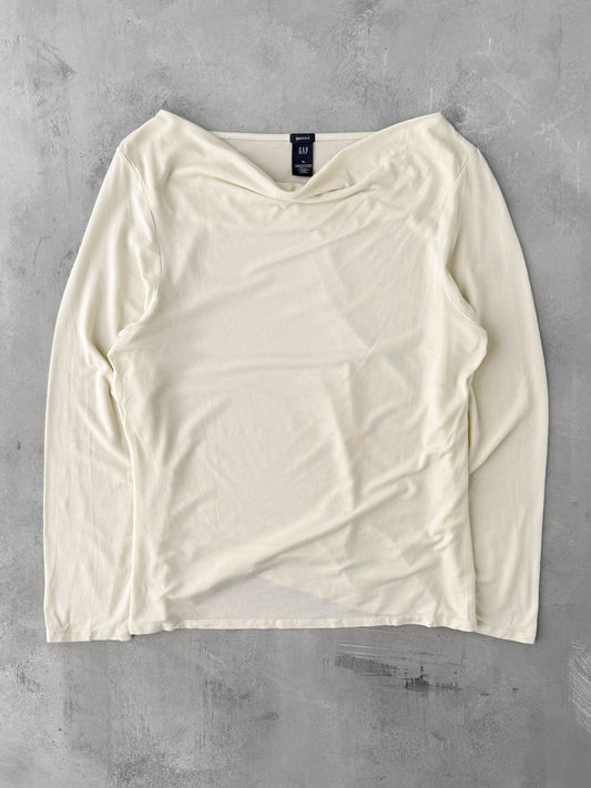 Gap Stretch Long Sleeved Top 00's - XL