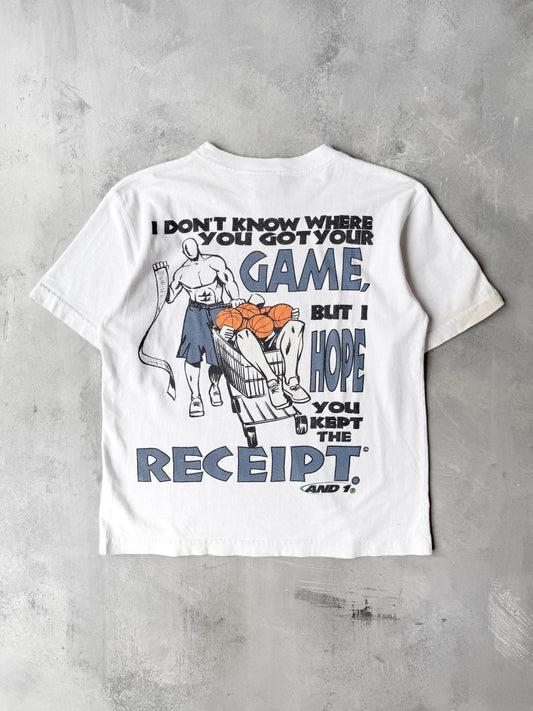AND 1 T-Shirt Y2K - Youth Medium