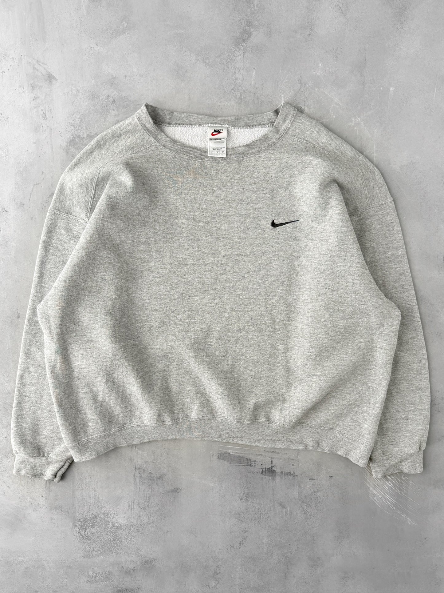 Heather Gray Nike Essential Sweatshirt 90's - XL