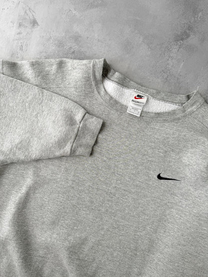 Heather Gray Nike Essential Sweatshirt 90's - XL