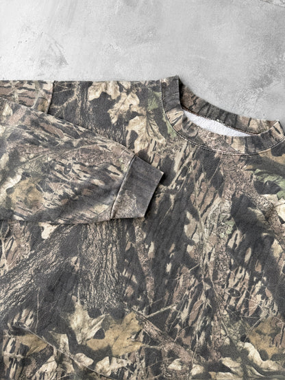 Real Tree Camo Sweatshirt Y2K - XL